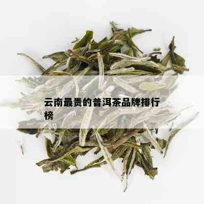 云南最贵的普洱茶品牌排行榜