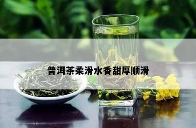 普洱茶柔滑水香甜厚顺滑