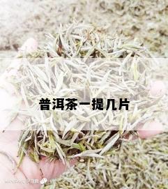 普洱茶一提几片