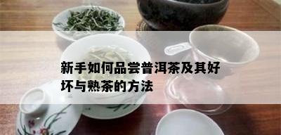 新手如何品尝普洱茶及其好坏与熟茶的方法