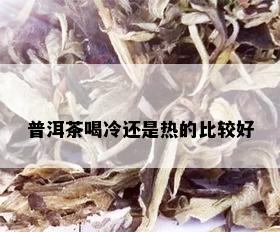 普洱茶喝冷还是热的比较好