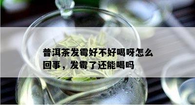 普洱茶发霉好不好喝呀怎么回事，发霉了还能喝吗