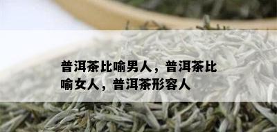 普洱茶比喻男人，普洱茶比喻女人，普洱茶形容人