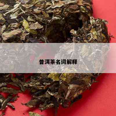 普洱茶名词解释