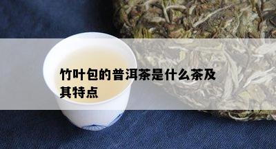 竹叶包的普洱茶是什么茶及其特点