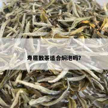 寿眉散茶适合焖泡吗？