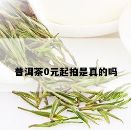 普洱茶0元起拍是真的吗