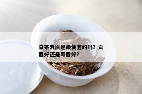 白茶寿眉是更便宜的吗？贡眉好还是寿眉好？