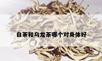 白茶和乌龙茶哪个对身体好