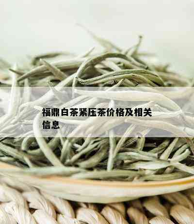 福鼎白茶紧压茶价格及相关信息