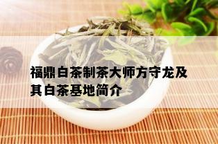 福鼎白茶制茶大师方守龙及其白茶基地简介