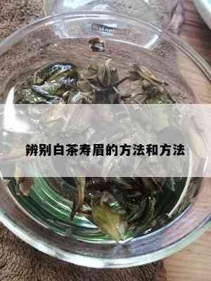 辨别白茶寿眉的方法和方法