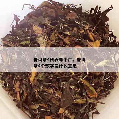 普洱茶4代表哪个厂，普洱茶4个数字是什么意思