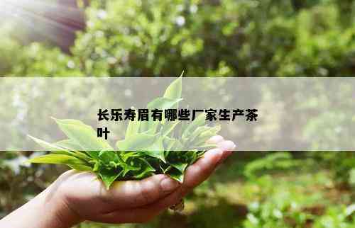 长乐寿眉有哪些厂家生产茶叶