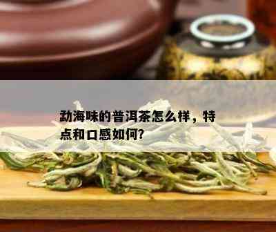 勐海味的普洱茶怎么样，特点和口感如何？