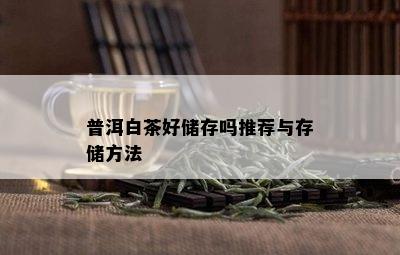 普洱白茶好储存吗推荐与存储方法