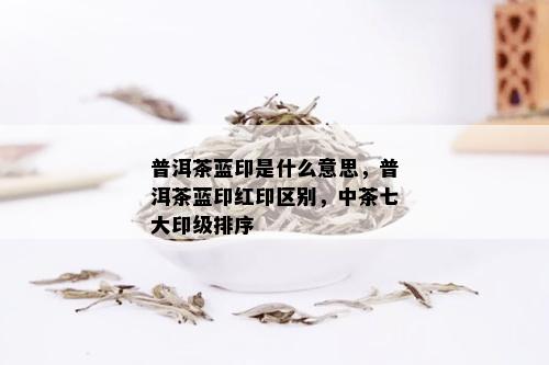 普洱茶蓝印是什么意思，普洱茶蓝印红印区别，中茶七大印级排序