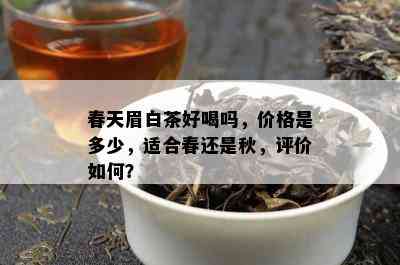 春天眉白茶好喝吗，价格是多少，适合春还是秋，评价如何？