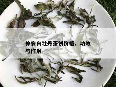 神农白牡丹茶饼价格、功效与作用