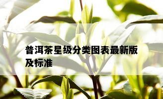 普洱茶星级分类图表最新版及标准