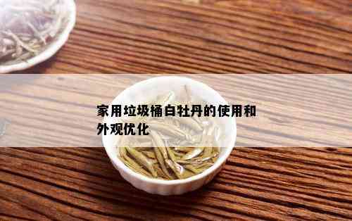 家用垃圾桶白牡丹的使用和外观优化