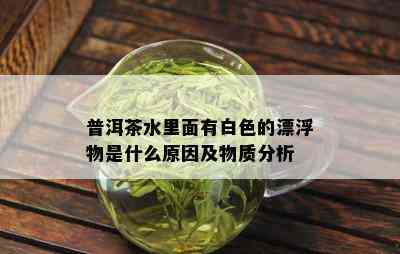 普洱茶水里面有白色的漂浮物是什么原因及物质分析