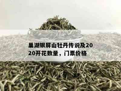 巢湖银屏山牡丹传说及2020开花数量，门票价格