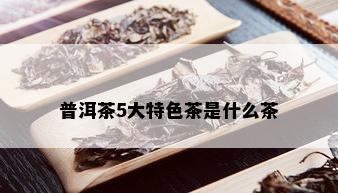 普洱茶5大特色茶是什么茶