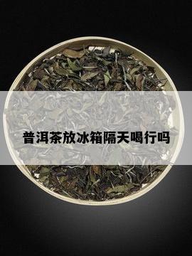 普洱茶放冰箱隔天喝行吗