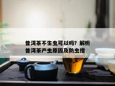 普洱茶不生虫可以吗？解析普洱茶产虫原因及防虫措