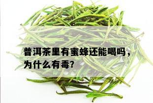 普洱茶里有蜜蜂还能喝吗，为什么有？