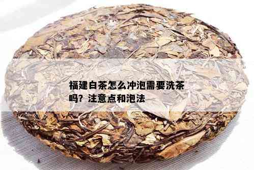 福建白茶怎么冲泡需要洗茶吗？注意点和泡法