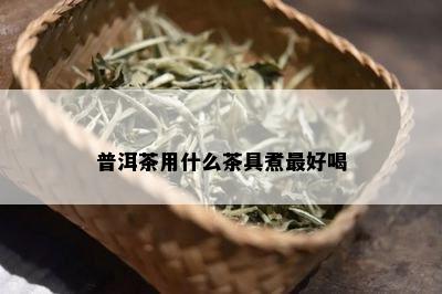 普洱茶用什么茶具煮更好喝