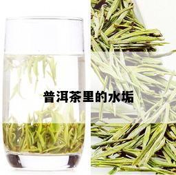 普洱茶里的水垢