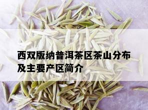 西双版纳普洱茶区茶山分布及主要产区简介