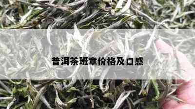 普洱茶班章价格及口感