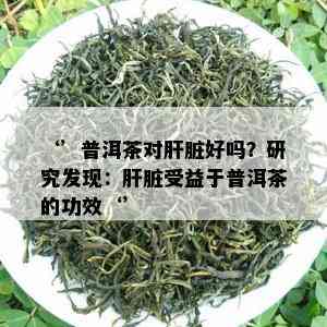 ‘’普洱茶对肝脏好吗？研究发现：肝脏受益于普洱茶的功效‘’