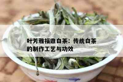 叶芳雅福鼎白茶：传统白茶的制作工艺与功效