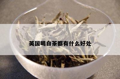 英国喝白茶都有什么好处