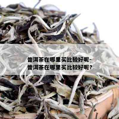 普洱茶在哪里买比较好呢-普洱茶在哪里买比较好呢?