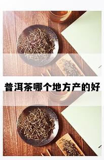 普洱茶哪个地方产的好