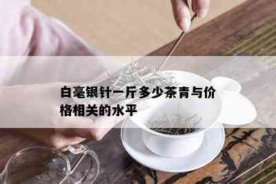 白毫银针一斤多少茶青与价格相关的水平