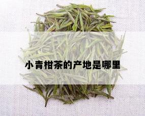 小青柑茶的产地是哪里