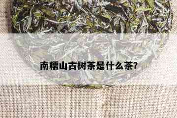 南糯山古树茶是什么茶？