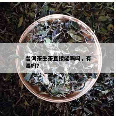 普洱茶生茶直接能喝吗，有吗？