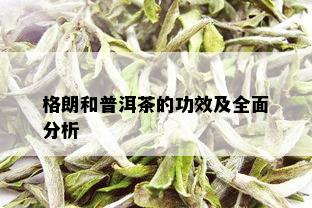 格朗和普洱茶的功效及全面分析