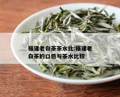 福建老白茶茶水比:福建老白茶的口感与茶水比较