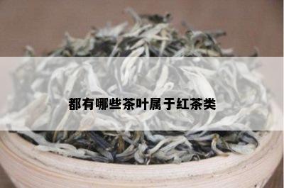 都有哪些茶叶属于红茶类