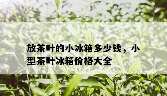 放茶叶的小冰箱多少钱，小型茶叶冰箱价格大全