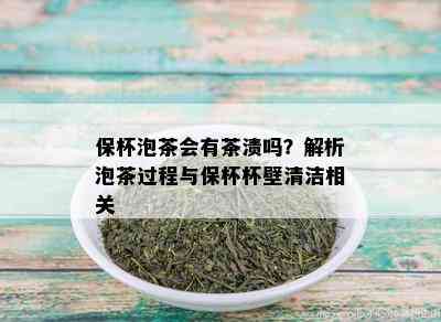 保杯泡茶会有茶渍吗？解析泡茶过程与保杯杯壁清洁相关